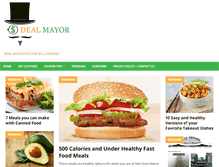 Tablet Screenshot of dealmayor.com